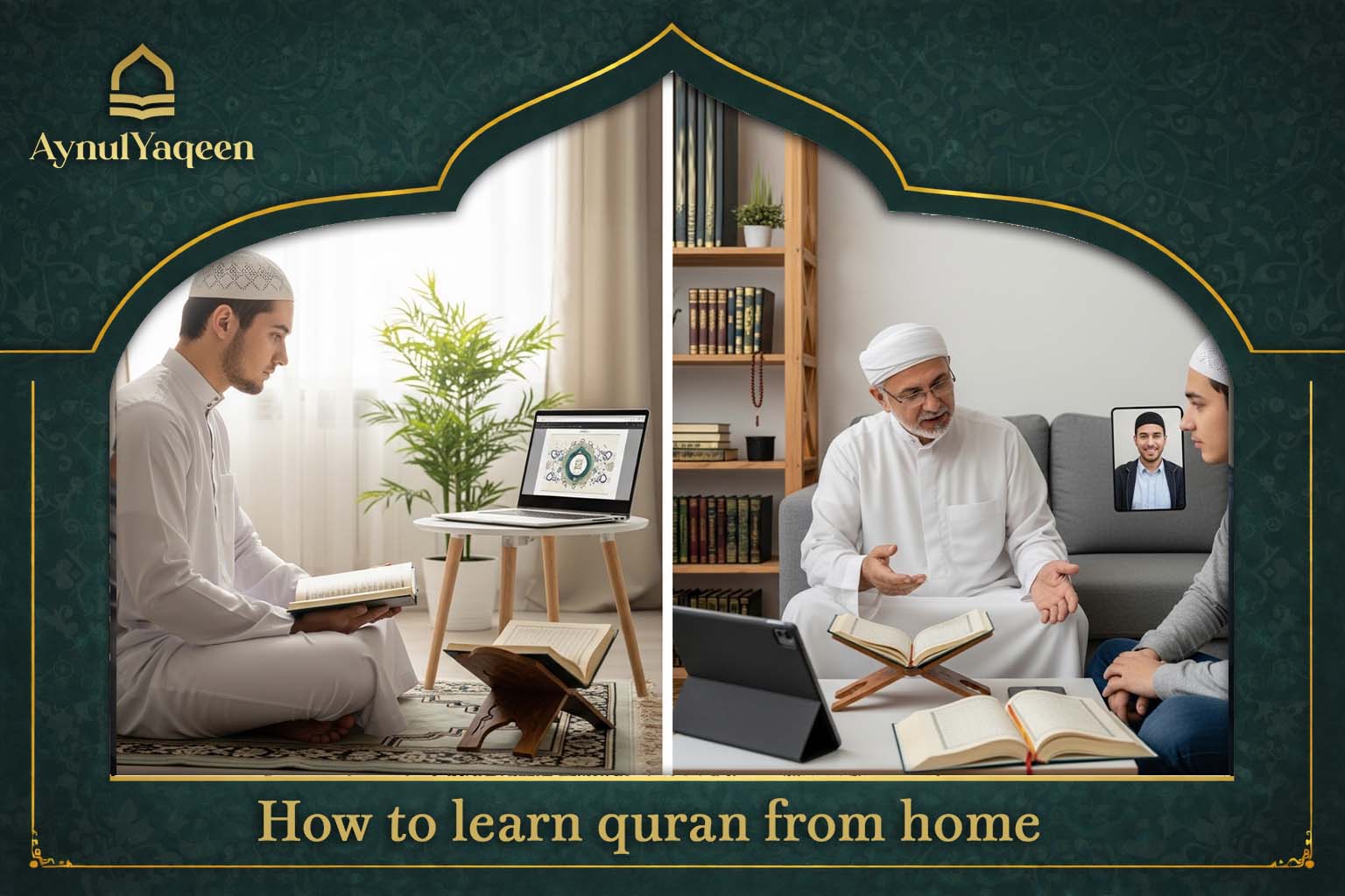How to learn quran from home