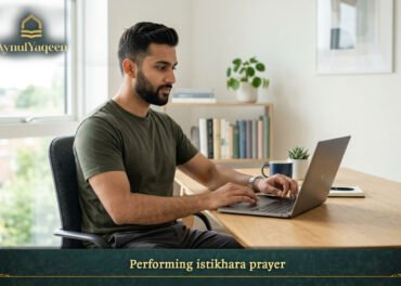 Performing istikhara prayer