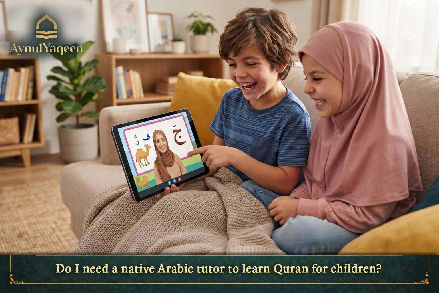 Do I need a native Arabic tutor to learn Quran for children?