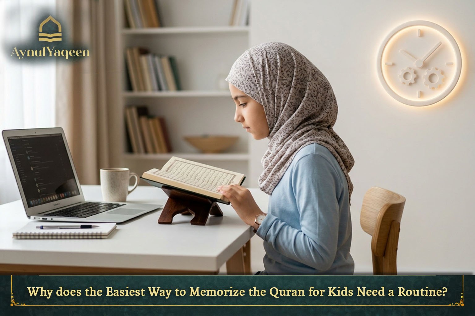 Why does the Easiest Way to Memorize the Quran for Kids Need a Routine?
