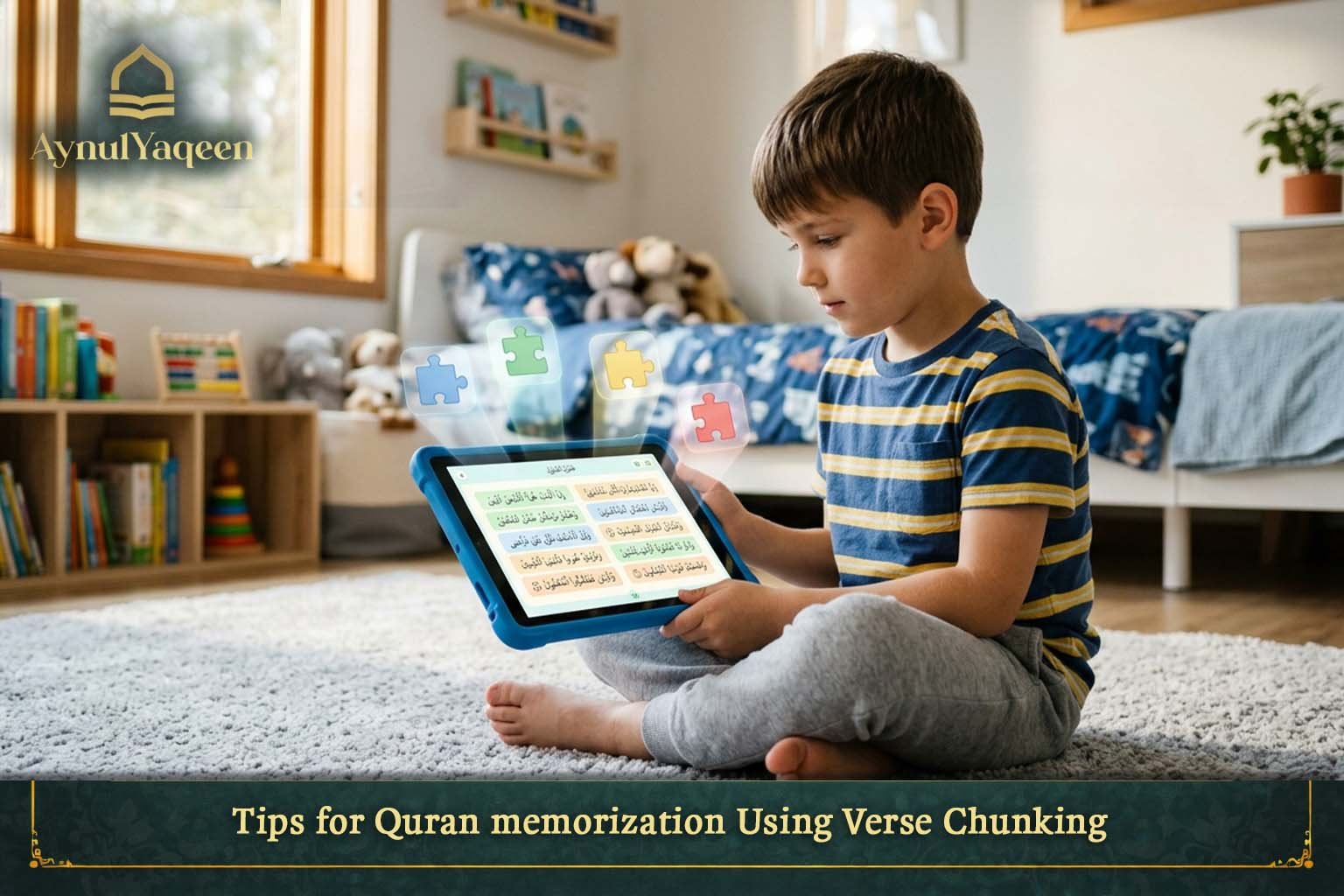 Tips for Quran memorization Using Verse Chunking